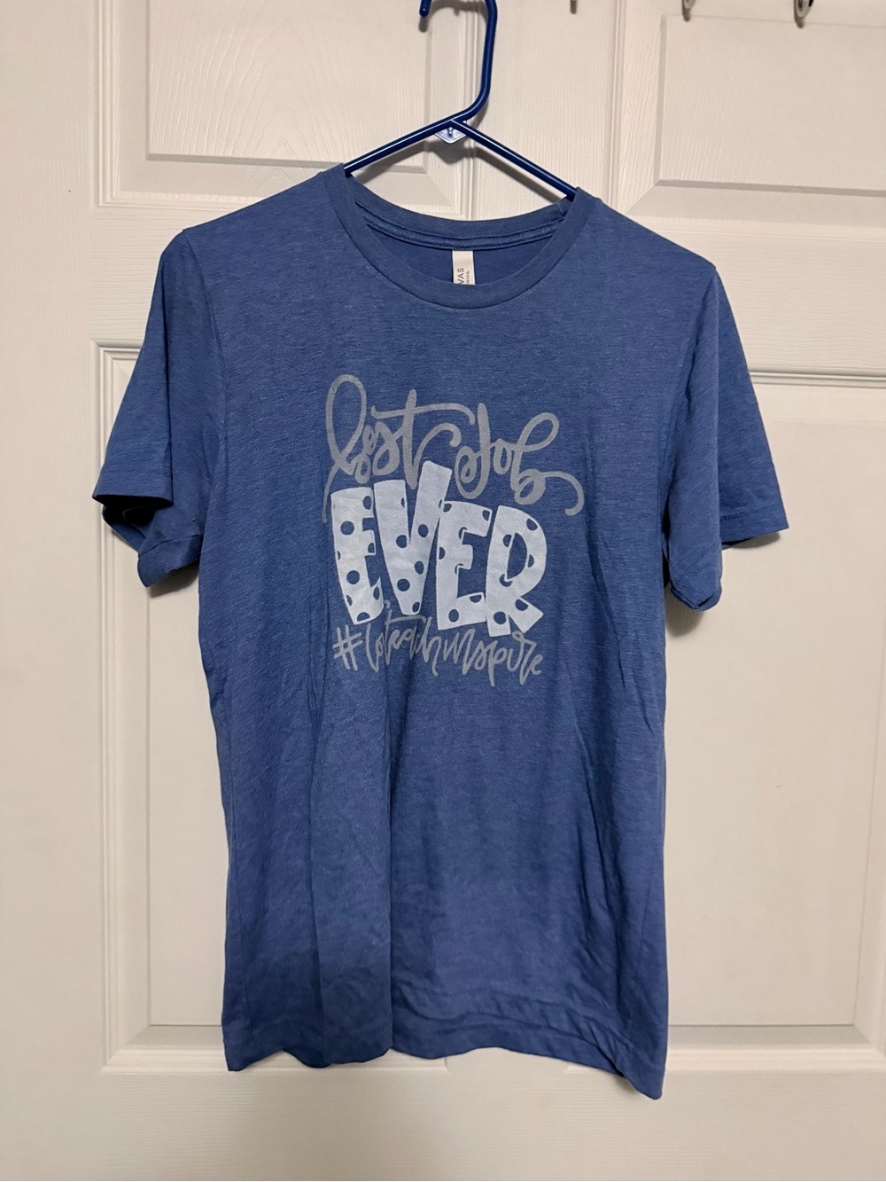 Bella Canvas Blue Graphic Short-Sleeve Tee